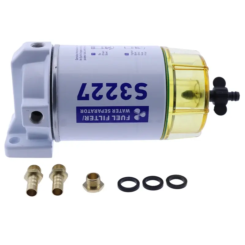 FridayParts Fuel Filter-Water Separator Assembly S3227, Boat Motor Filtration System, Marine Boat Accessories