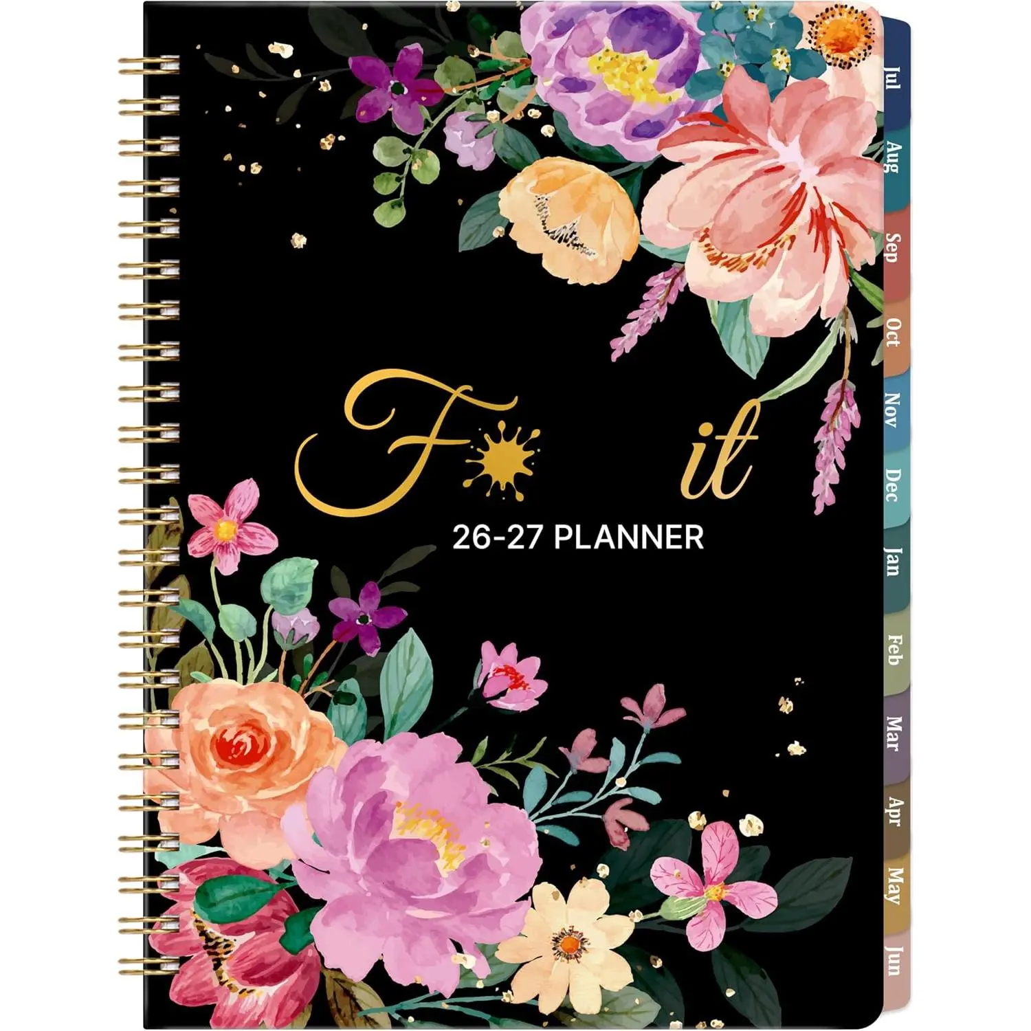 Planner 2026-2027 - Funny it 2026-2027 Weekly & Monthly Planner, Jun. 2026 - Jul. 2027, 6.4'' x 8.5''(A5), Academic Calendar Planner with Colorful Monthly Tabs,  Pocket