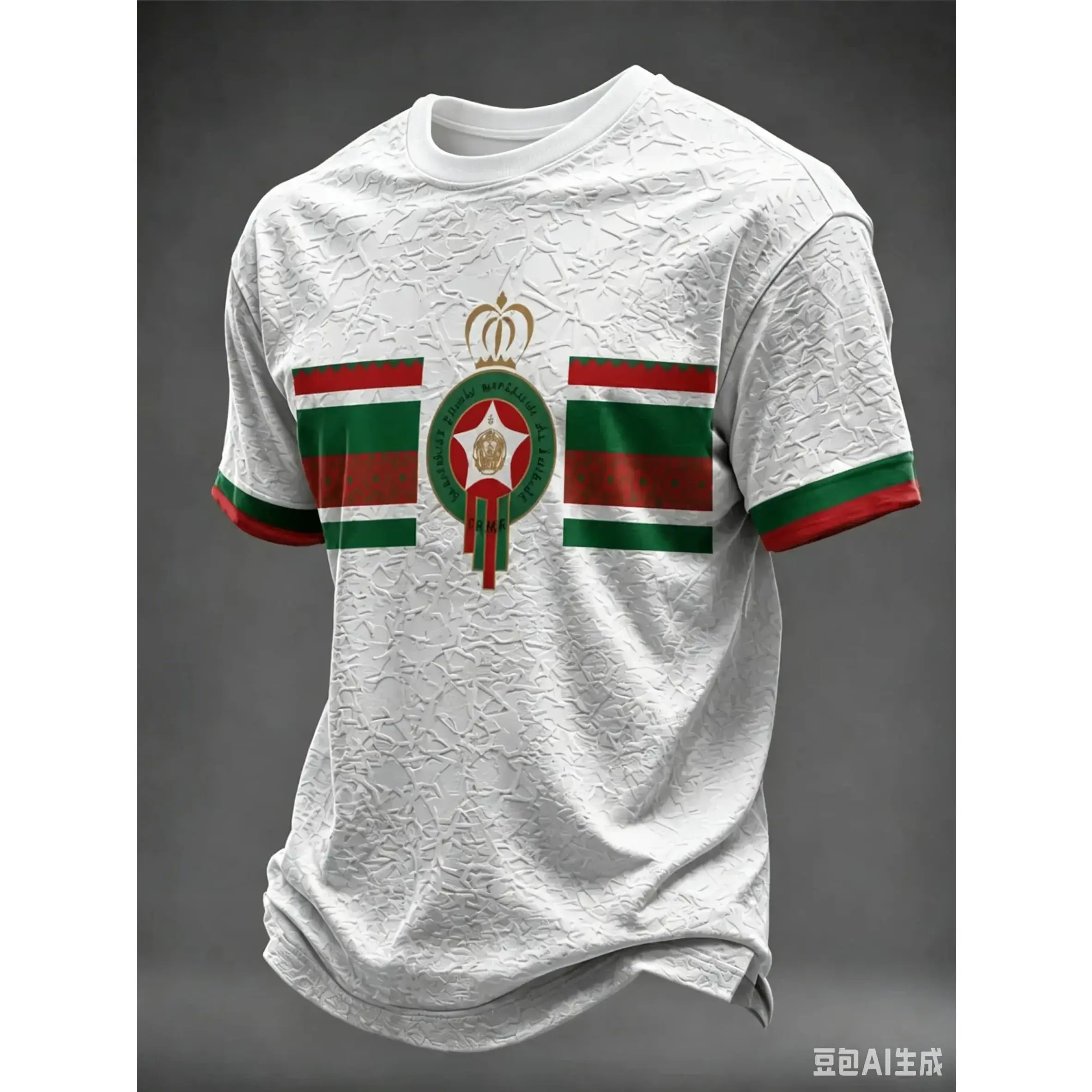 Morocco Away Soccer Jersey | Unisex Short Sleeve Tee | Breathable & Stylish Fanwear | Perfect for Match Day or Casual Wear