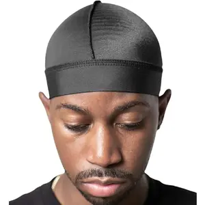 Silky Wave Cap for Men – Soft Breathable Durable Durag Skull Cap – Fits 360, 540 & 720 Waves – Stretchy Comfortable Wave Training Cap Head Cover