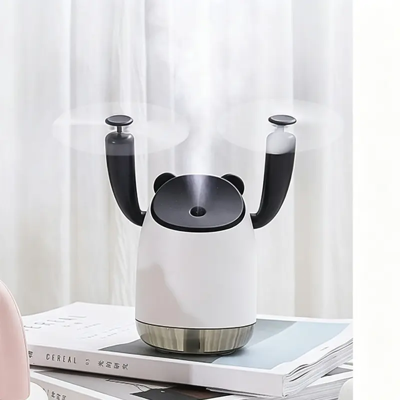 Spray Cooling Fan Portable Water Humidifier,USB Fan,desktop Small Fan,mini Air Conditioner  Humidifier Double Head Fan mist