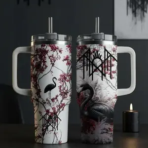 Rock Band Tour 20oz 40oz Tumbler, Lover Sleep Token Tumbler Gift, Hot Cold Drink Cup, Gift For Fans Water Bottles Bottled