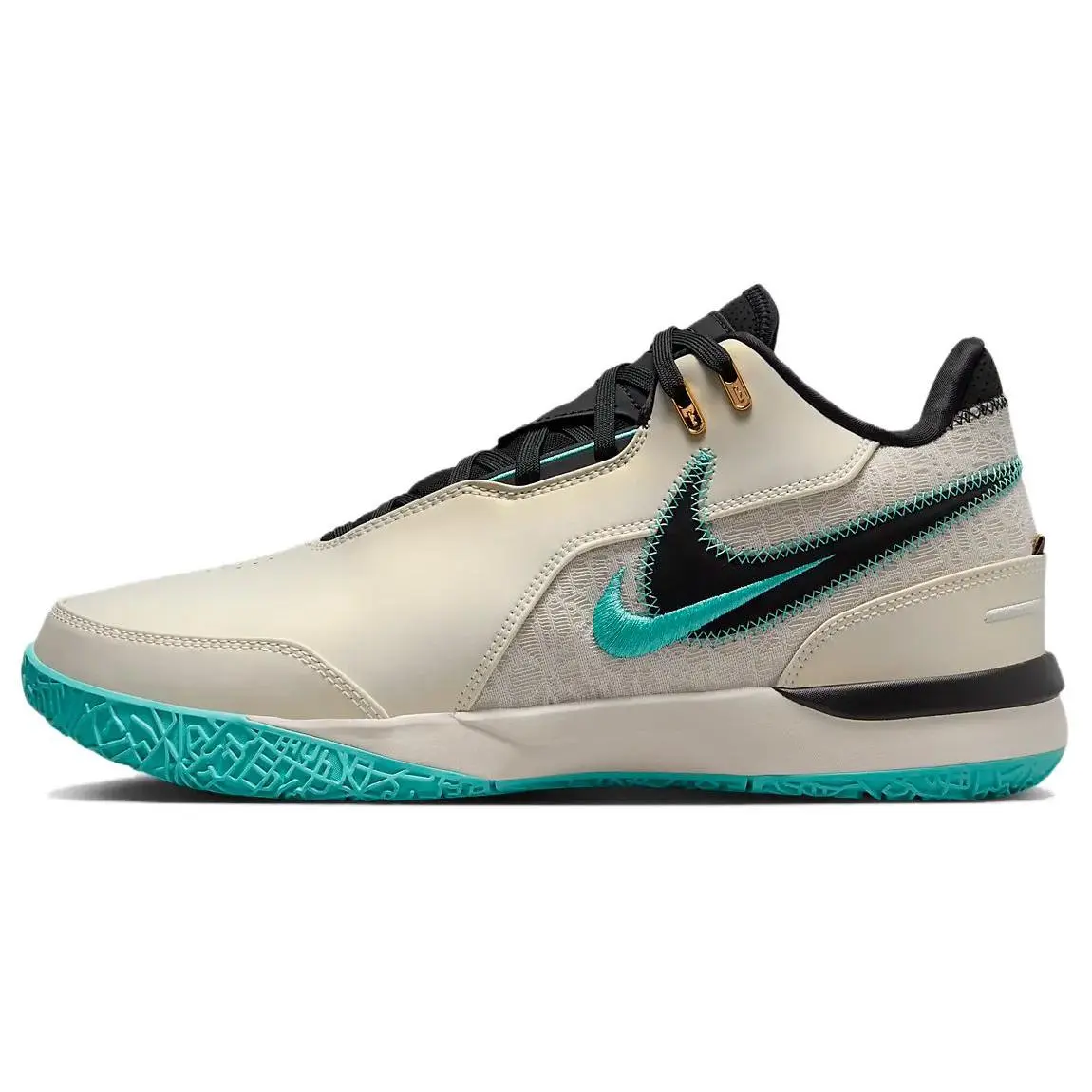 Nike LeBron NXXT Gen AMPD EP Low-Top Basketball Shoes for Men in Brown, Teal, and Black Verifiable, with credentials and supporting global authentication