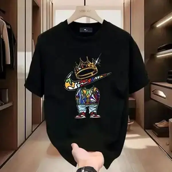 Men's Casual Streetwear Graphic T-Shirt, Short-Sleeve Top in 100% Soft Cotton, Comfortable Fit, Made in USA, Shortsleeve, Domestic, Menswear, Tshirt, Men's T Shirts