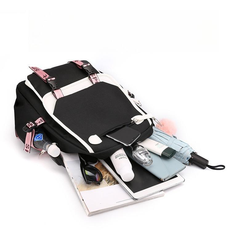 Hot-selling Stranger Things backpack USB charging backpack schoolbag foreign trade schoolbag stranger