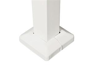 3FT Step Hand Rail for Outdoor Steps Compatible with 2-3 Steps Adjustable Steel Handrails Outdoor Railing for Stairs White Powder Coated Heavy Duty 3FT Step Hand Rail for Outdoor Steps Compatible with 2-3 Steps Adjustable Steel Handrails Outdoor Railing for Stairs White Powder Coated Heavy Duty