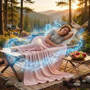 Lightweight breathable cooling air conditioning blanket, ultra soft & comfy with cool touch for summer. Multi-scene use for bedroom, office, car & outdoor, all seasons available. Summer Ac Blanket