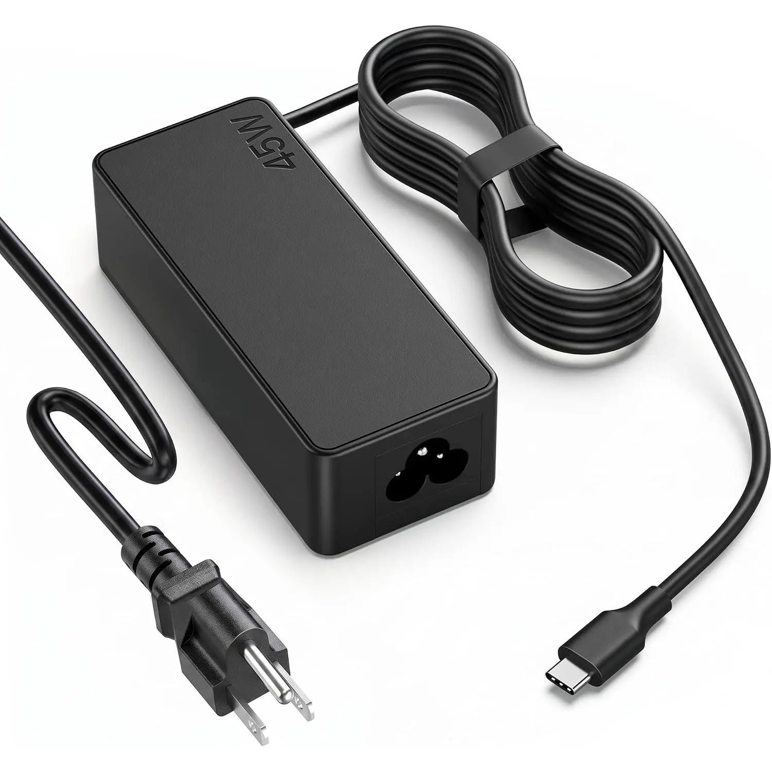 45W USB Type C AC Adapter Compatible with  Chromebook X360 11 13 14 14A 11 11A G5 G6 G7 G8   Spectre X360 13 Elite X2 Laptop USB C Power Cord