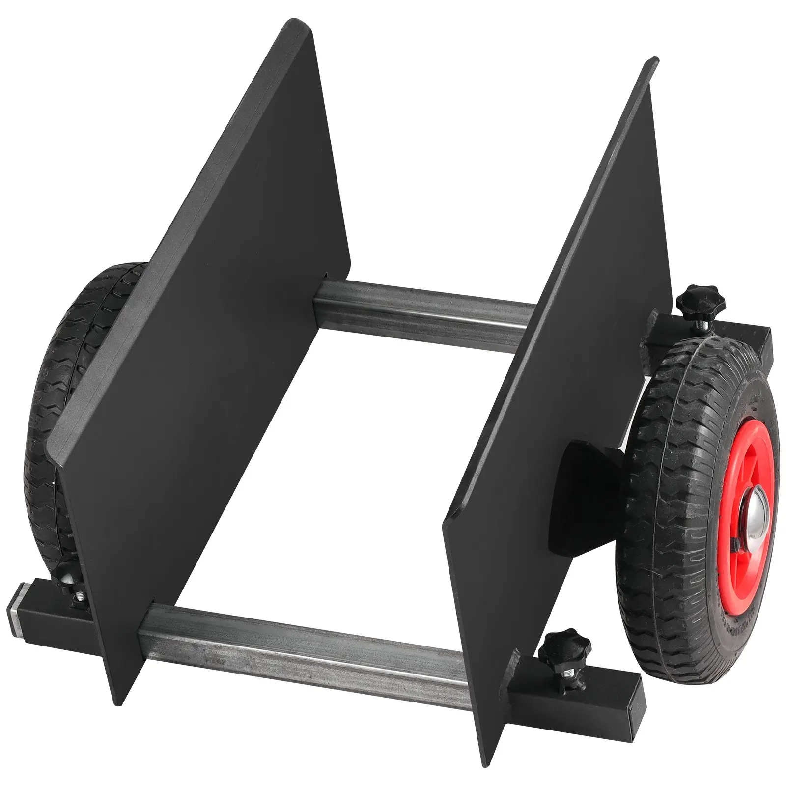 VEVOR Panel Dolly, 600LBS Capacity Slab Dolly, Heavy-duty Drywall Mover with 8" Pneumatic Wheels, Adjustable Clamp Panel Cart for Drywall Sheet, Material Handling, All Terrain Moving Cart