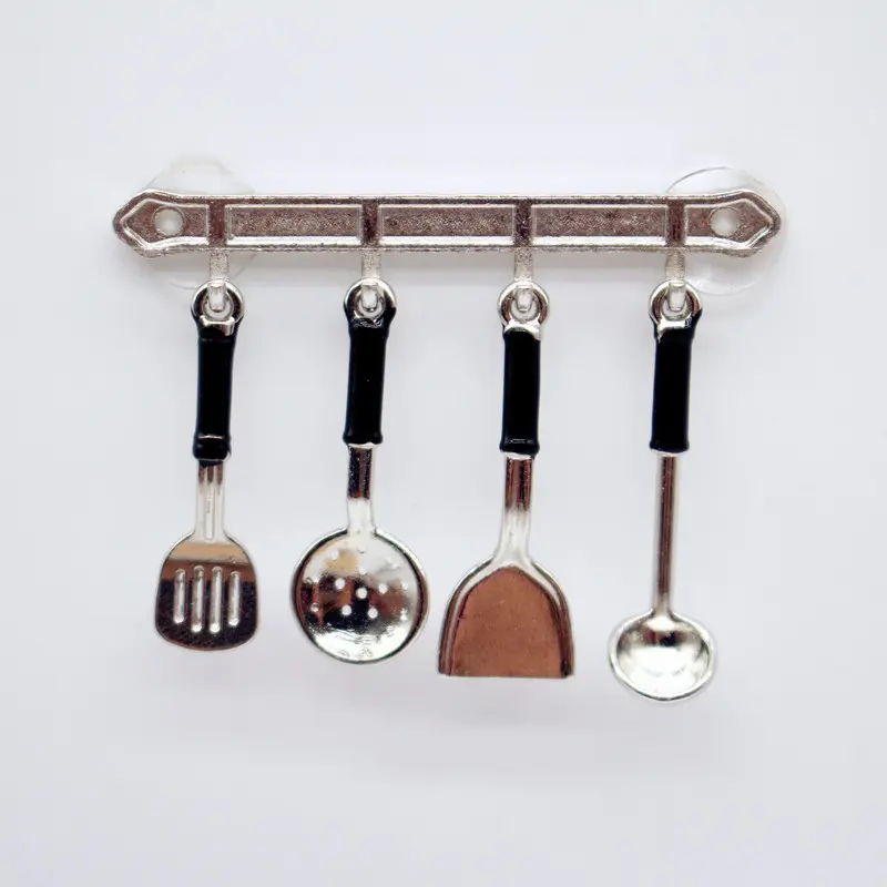 1set Miniature Spoon Tableware Cookware Mini Simulation Kitchenware Model Ornaments Accessories Micro Landscap Art Decoration Creative Crafts Decor Photography Props Gifts