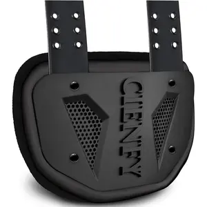 Football Back Plate for Shoulder Pads, Backplate for Youth and Adult Football Players, Hard Shell Lower Back Protector with Contoured Foam, High-Impact Protection