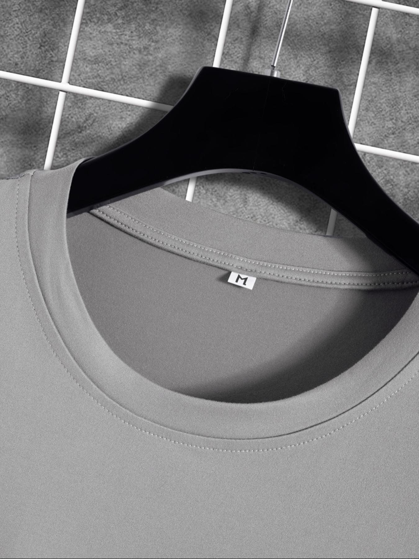 Men's Lion & Jesus Print Casual Graphic Design Round Neck Tee, Regular Fit Casual Short Sleeve Crew Neck T-Shirt for Summer, Fashion Men's Top for Daily Wear, Tropical