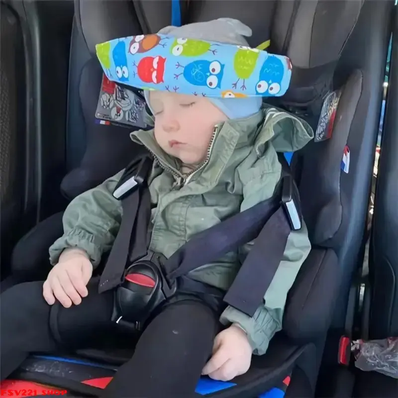Kids Car Seat Head Support Strap – Adjustable Sleep Headrest Belt for Comfortable Travel Adjustable Head Support Band for Kids Road Trips  Adjustable Anti-Sleep Head Strap for Toddlers sohochic