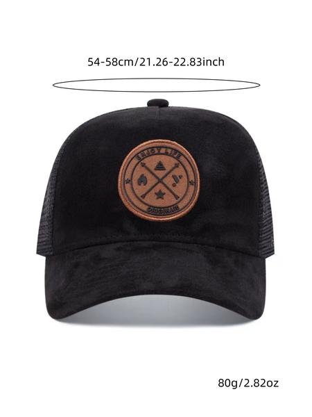 Unisex Street Style Random Pattern Baseball Cap, Casual Trendy Colorblock Baseball Cap, Fashionable Hat for Outdoor Sports for Men & Women