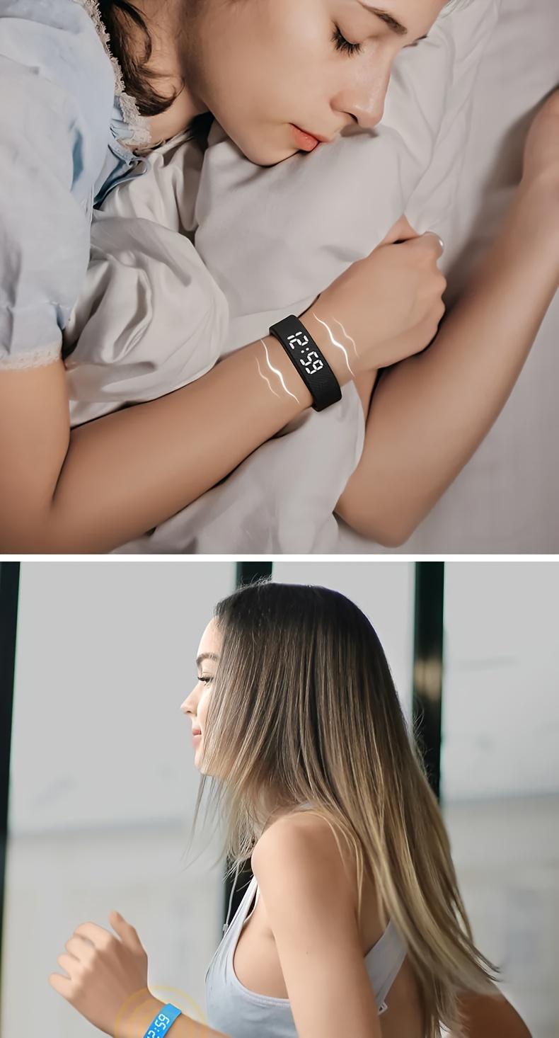 New multi-functional, simple and fashionable electronic watch, alarm clock, pedometer, timer, luminous, fashionable sports multi-functional wristwatch, holiday gift, suitable for any scene - a wristband is included as a gift