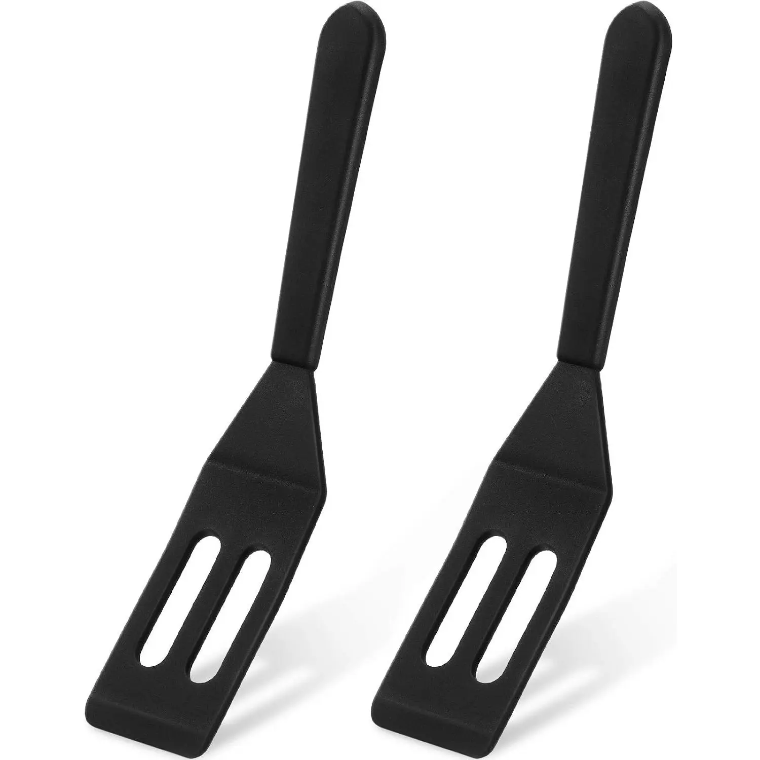 Mini Brownie Serving Spatula , Black, 2 count | Flexible Nonstick Safe, Heat-resistant for Flipping Eggs Brownies Cookies, Slotted  Drains Oil, Ideal Serving Turner
