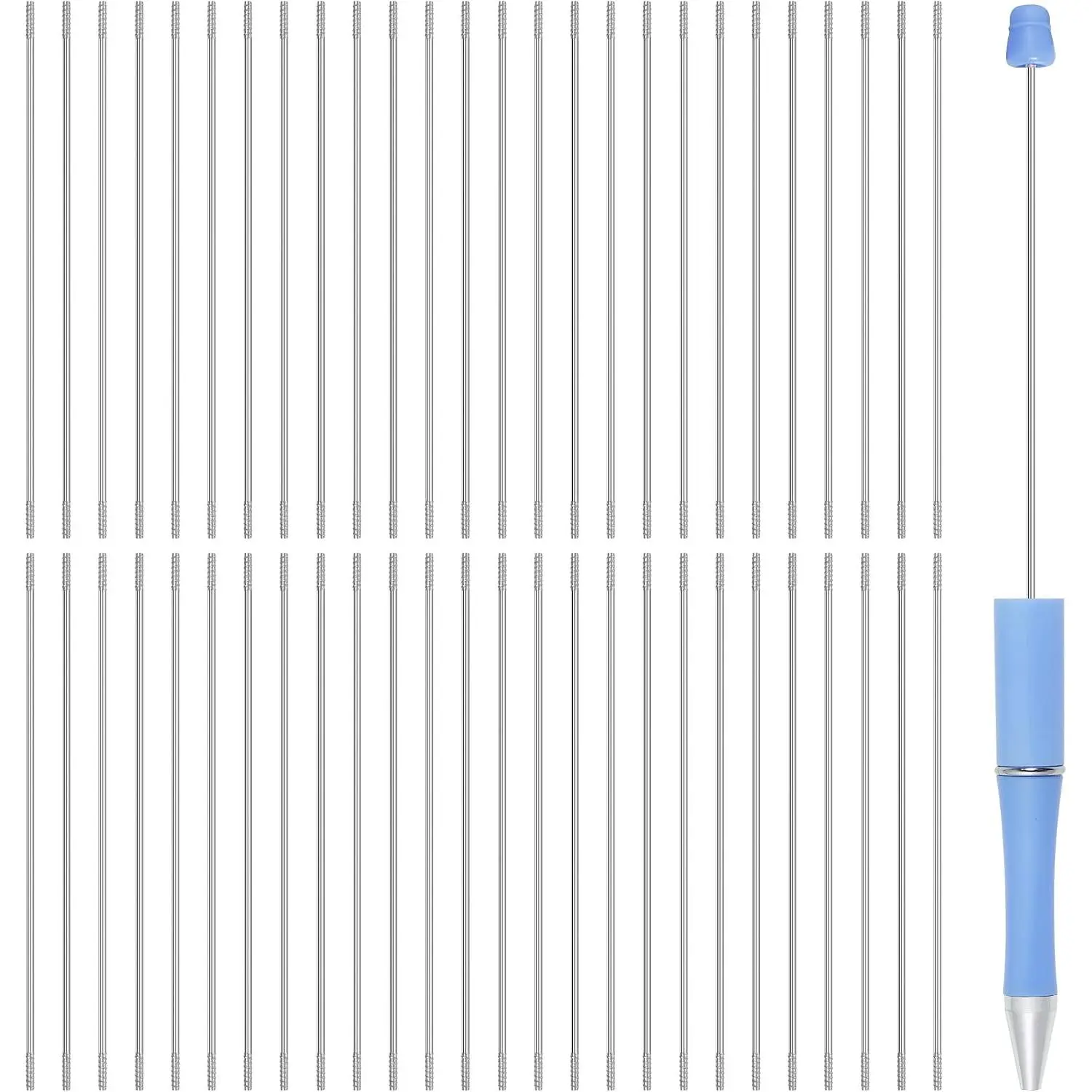 Bulk Pack 50-Count Pen Extenders Rods (4.6 in Extended Length) for Beadable Pens, DIY Crafting, Personalize Projects | Office Supplies for Teachers