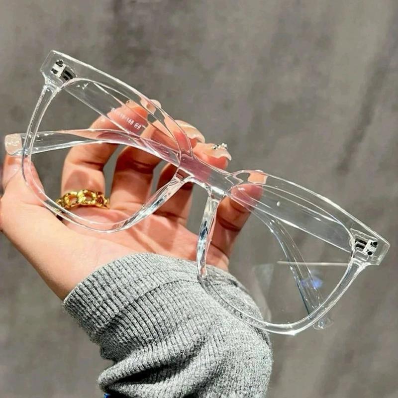 3-Pack Unisex Square Frame Blue Light Blocking Glasses – Anti Eye Strain Optical Eyewear, Trendy & Comfortable for Campus, Study & Everyday Wear