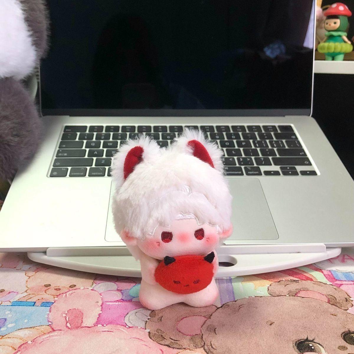 Game Love And Deepspace Plush Toy Rafayel Xavier Zayne Caleb Sylus 10cm Animal Ear Mini Pendant Cosplay Keychain Blind Box