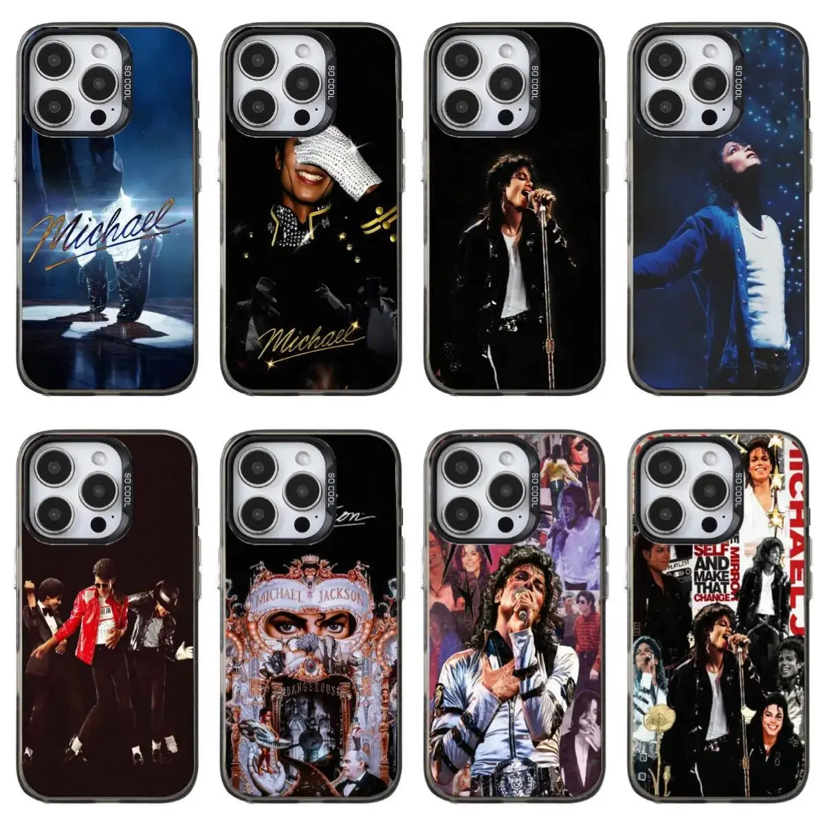 Michael Jackson Hard Shell Heavy Duty Protection Smartphone Case - Mobile Phone Accessory for iPhone 17/16/15/14/13/12 Pro Max/Pro Plus, Compatible with Screen Protectors, Gift for Loved Ones, picture1, Iphone 15