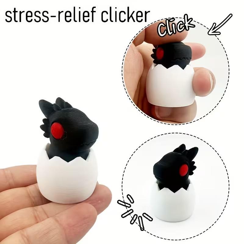 3D Printed N & Y Button Clicker Desk Decor Cute Stress Relief Ornament Holiday Gift