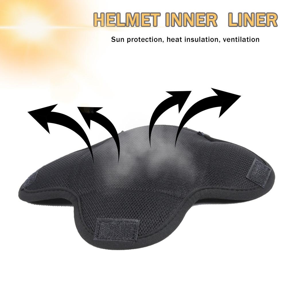 Breathable Motorcycle Helmet Insert Liner Cap Cushion Pad, Quick-drying Sweat Wicking Helmet Insulation Lining