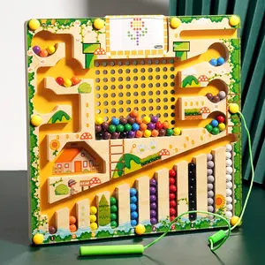 Fun Magnetic Maze Toy for Kids, Color Sorting Game, Focus Training, Brain Development, Perfect Gift for Birthday, Halloween, Christmas