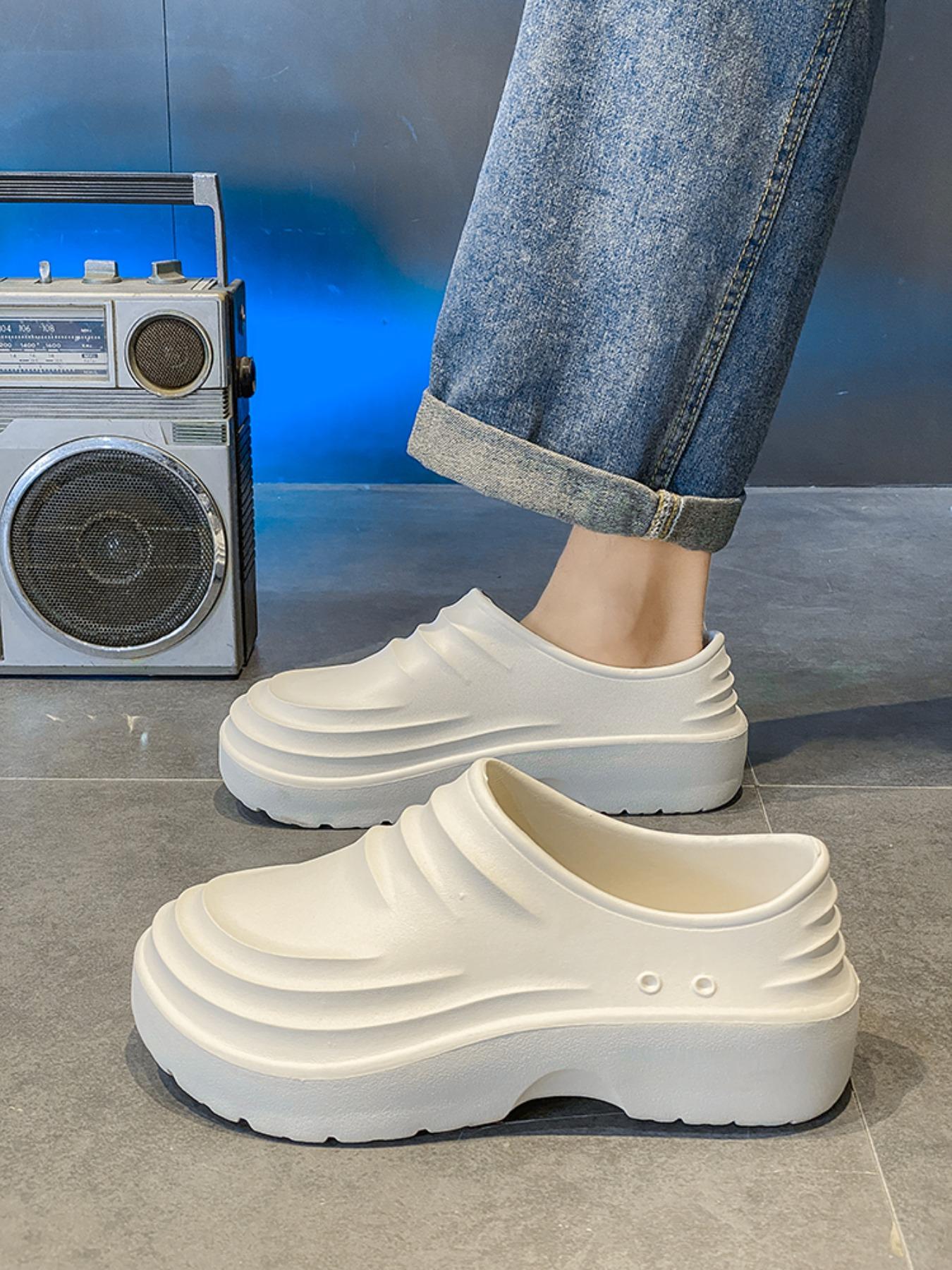 Unisex's Anti-slip Waterproof & Oil-proof Clogs, Casual Comfortable Breathable Clogs for Kitchen Work, Fashionable Shoes for Indoor & Outdoor Wear, Boy