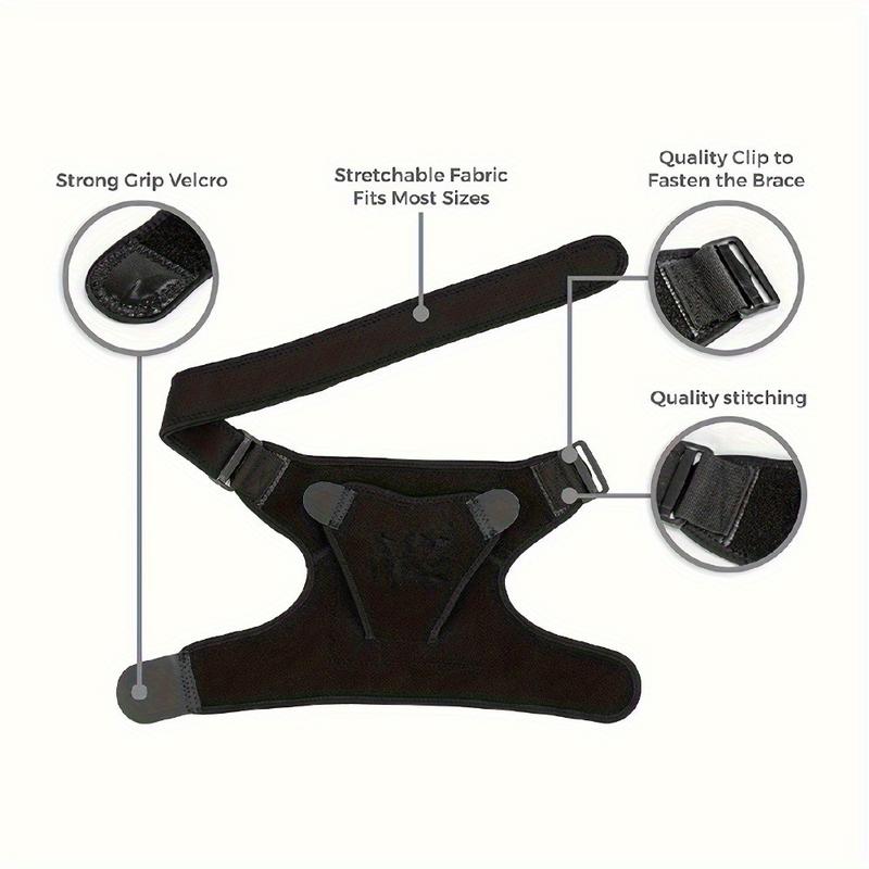 Adjustable Shoulder Brace for Men & Women  Recovery Brace with Pressure Pad-Grade Bracing for Rotator Cuff, Bursitis, Labrum Tear, Dislocation & Tendonitis Pain Relief, Adjustable Rotator Cuff Shoulder Brace(Left/Right)