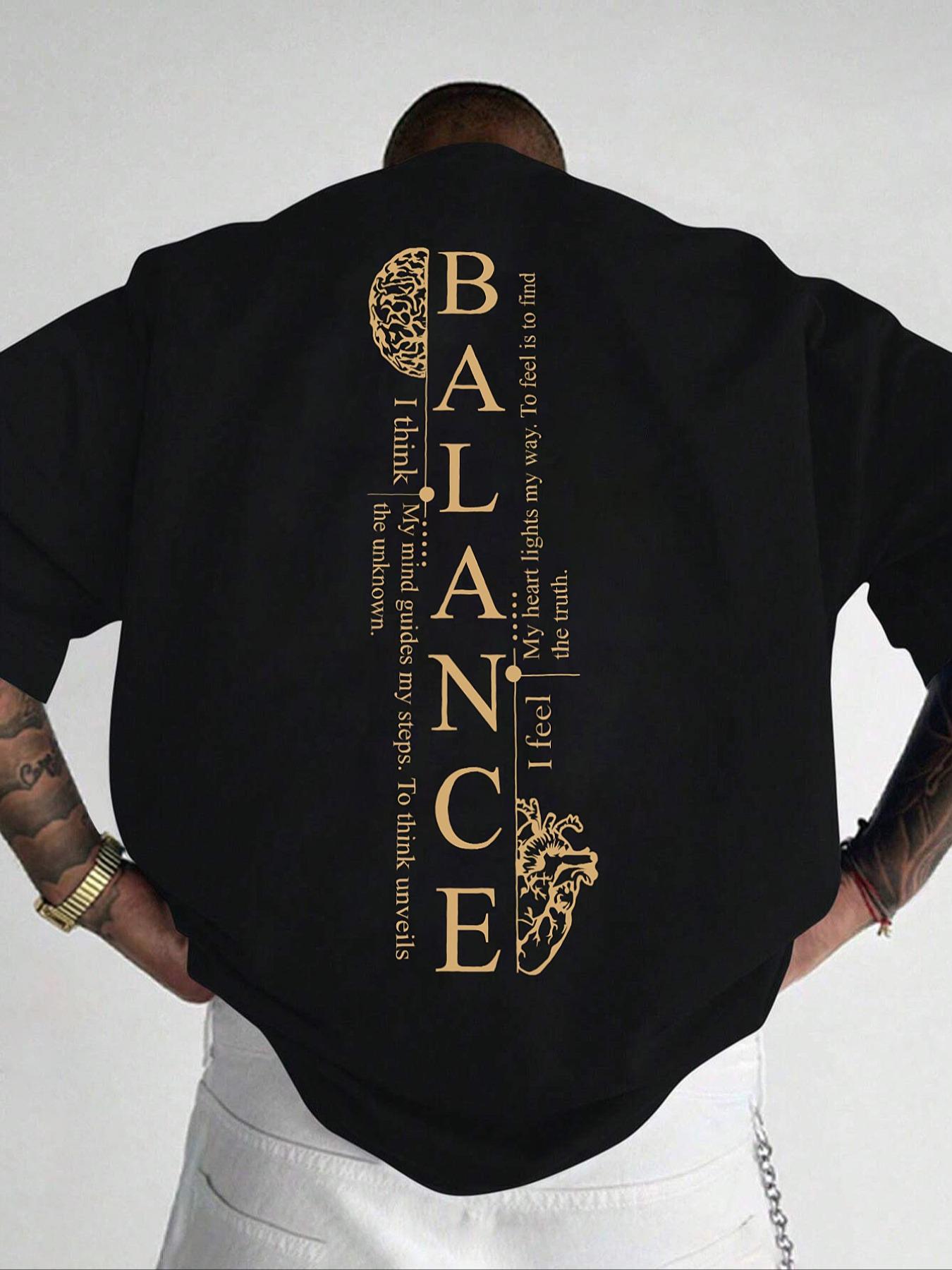 Men's Regular Fit Graphic Print Round Neck Tee, Street Fashion Casual Short Sleeve T-shirt for Daily Wear, Men's Summer Clothes