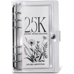 12-Month  Saving  Binder Set with Envelopes,  Envelope  Book,  Stuffing & Loose Leaf Savings  for Budgeting, , Office & School (2.5K)