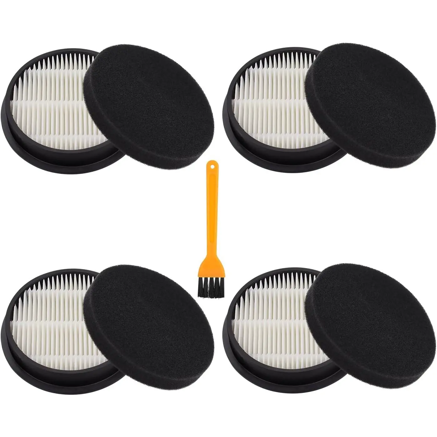 Filter Compatible with AFNOP AceVac 11 Cordless Vacuum Cleaner, Washable Hepa Filter Accessories Part (4 Filter)