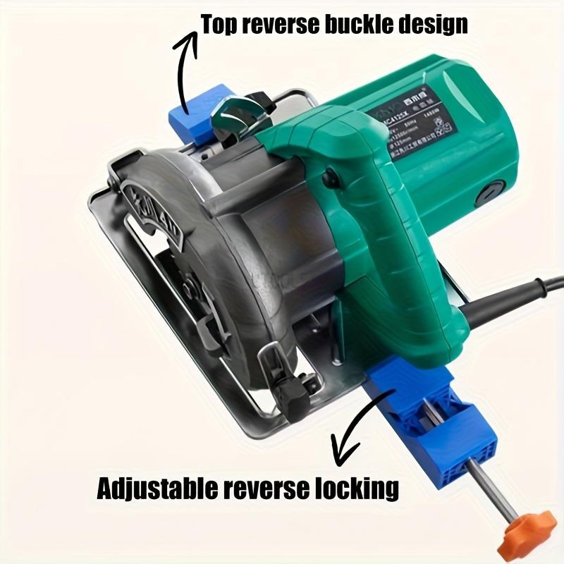 Adjustable Cutting Machine Base, ABS Round Saw Mill Positioning Clamp, Locking Cutting Machine Base, Power Tool Accessories