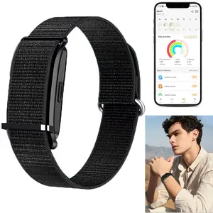Men’s Fitness Smart Bracelet, IP68 Waterproof, Adjustable Strap,140Mah Battery ,Ultra-weight Wearable,Free APP, Multiple Sports Modes, Sleep Tracking, Compatible for Android and IOS Phones