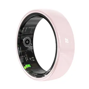 Smart ring for heart rate, blood oxygen, and sleep monitoring, a ring-shaped wearable health device with long battery life, supports Bluetooth connection, can sync data with mobile apps, unisex, light luxury and stylish, with a sense of technology