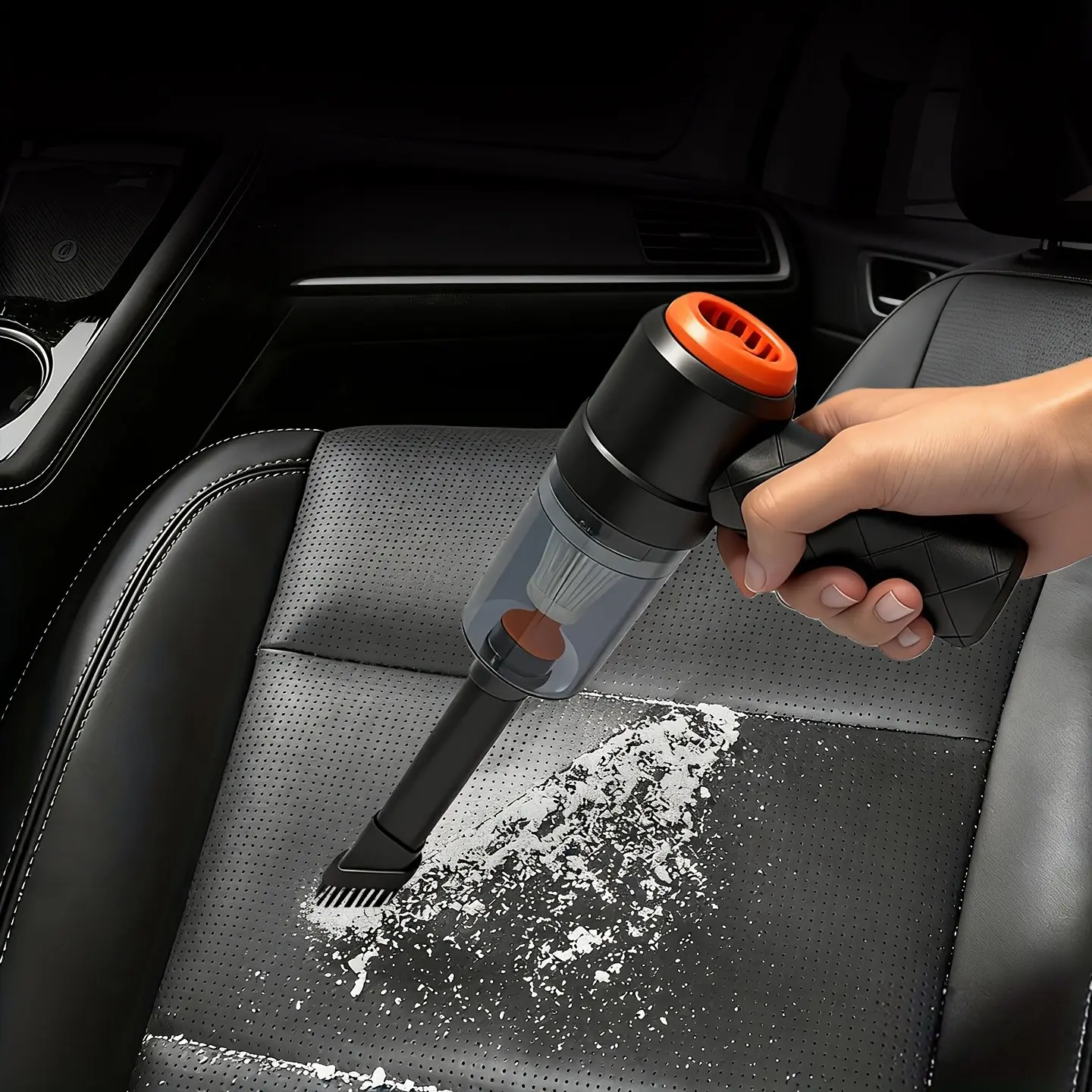 Mini Car Vacuum Cleaner, Dual Function Suction Blower, Strong Power for Home and Car Cleaning, Lightweight Handheld Design, Compact Size, Car Interior Cleaner