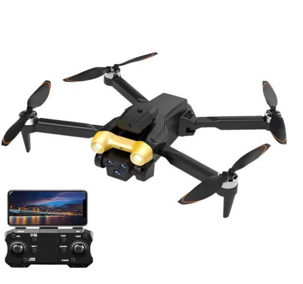 Brushless foldable drone with automatic return and obstacle avoidance, four-axis aircraft, children's remote control airplane, intelligent flight