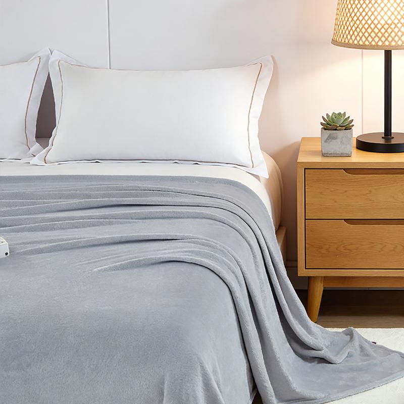 Snooztex 1-Piece Polyester Crocheted Knit Throw Blanket - Cozy, Soft, Breathable Modern Warm Home Decor for Bed & Sofa, Cozy Throw Blankets