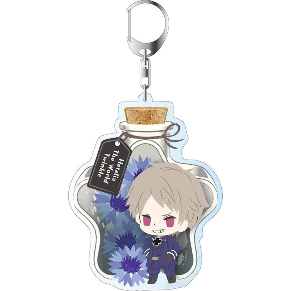 Anime Peripheral Store Hetalia: World Stars Charappu Fleur Ver Acrylic Keychain Pendant Ornamen Fans Charm Gifts About 6cm