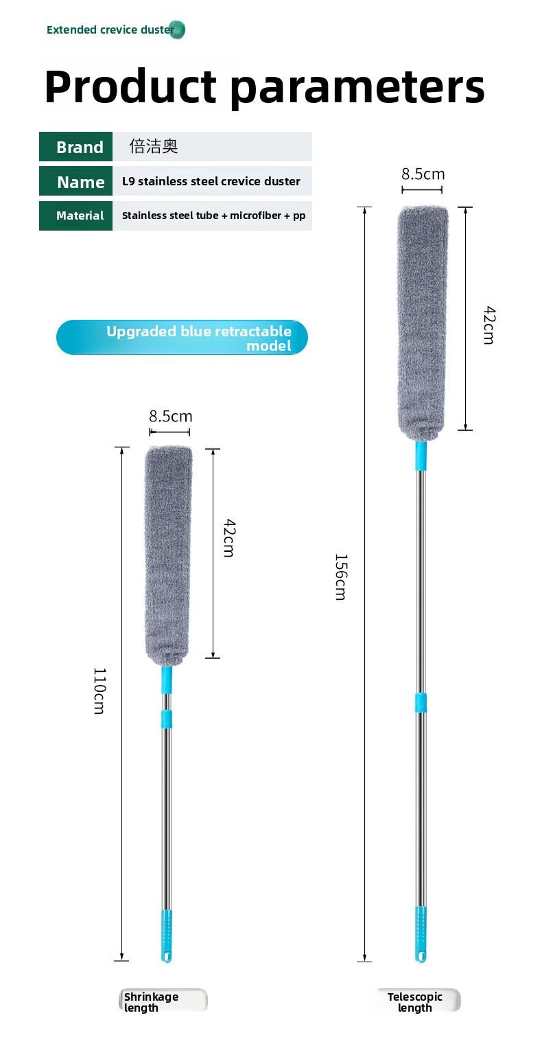 Electrostatic Dust Duster, Under-Bed Cleaning Tool for Home Use, Feather Duster for Dust Removal & Gap Cleaning