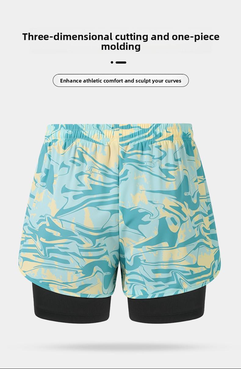 Adult Swimming Trunks Men's Flat-angle Five-point Swimsuit Set Anti-embarrassment New Professional Beach Adult Swimming Equipment