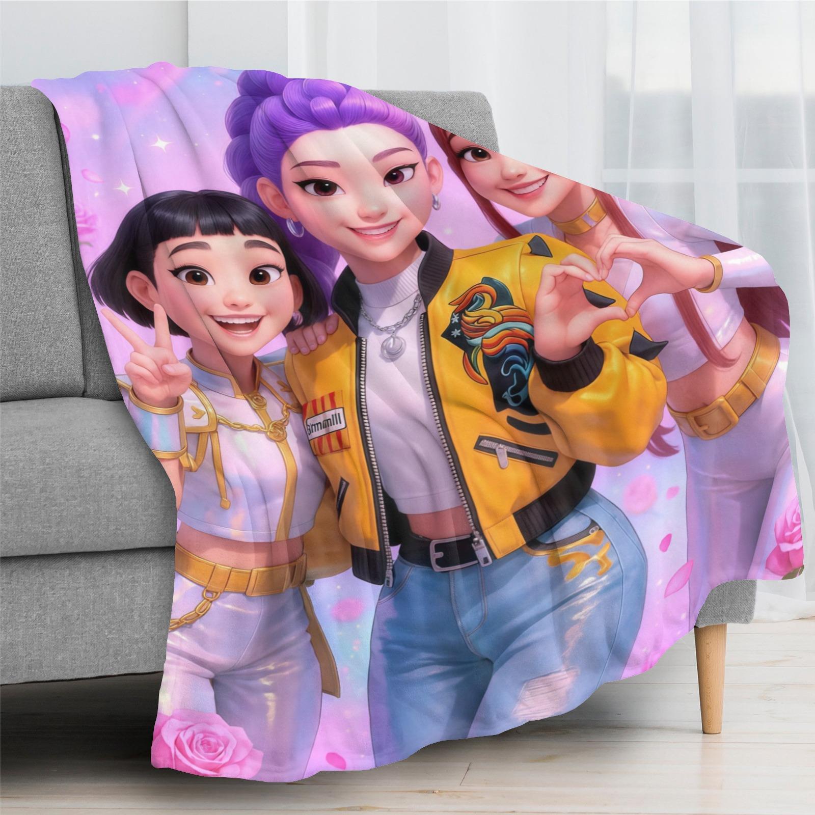 K-Pop Devil Hunter Dream Blanket, Soft and Warm, Suitable for Fans, Women, Girls, and Children.A Cozy Nap Blanket, Perfect for Everyday Wear and Relaxation.An Ideal Choice for Living Room Sofas,and A Great Christmas Gift.A Devil Hunter Fan Blanket. K-Pop Devil Hunter Dream Blanket, Soft and Warm, Suitable for Fans, Women, Girls, and Children.A Cozy Nap Blanket, Perfect for Everyday Wear and Relaxation.An Ideal Choice for Living Room Sofas,and A Great Christmas Gift.A Devil Hunter Fan Blanket.