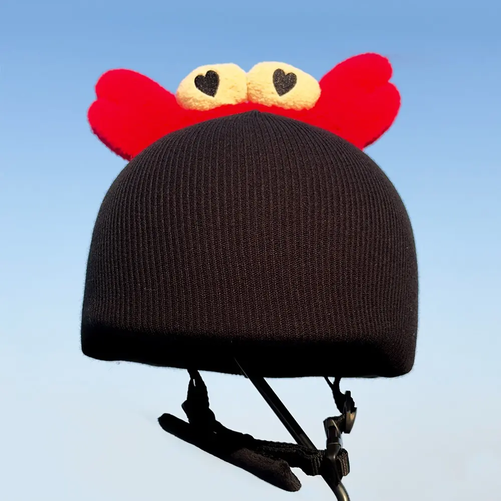Snowboarding Helmet Cover, Cute Trendy Windproof Warmth, Does Not Affect Safety Performance, Model Fr-20260722-0042, No Helmet Included