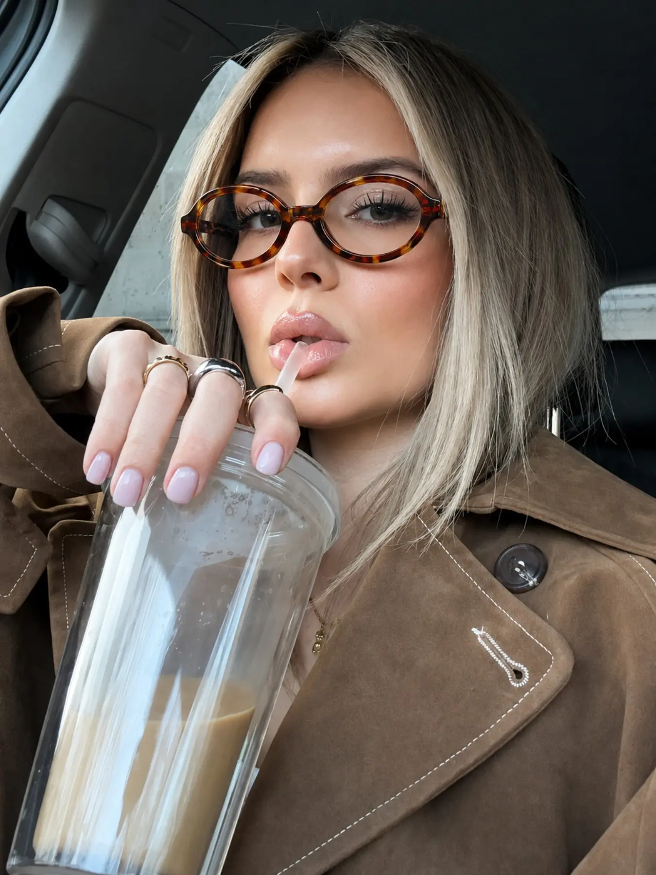 Women's Vintage Full Rim Eyeglasses, Trendy Casual Eyeglasses for Everyday Use, Lightweight Casual Eyewear, Fashion Accessories for Outdoor Activities