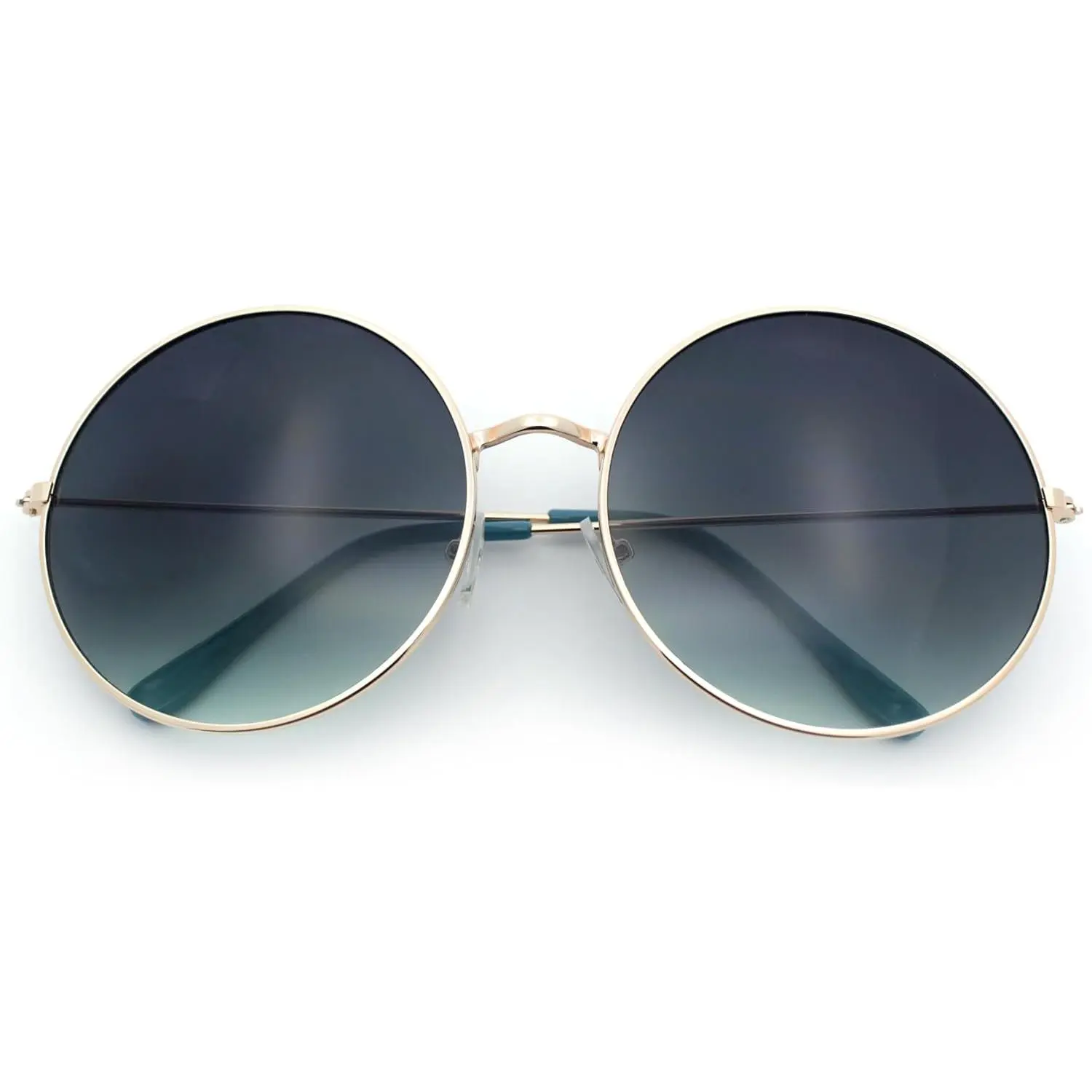 Classic Oversize Style Hippie Round Circle Lens Sunglasses
