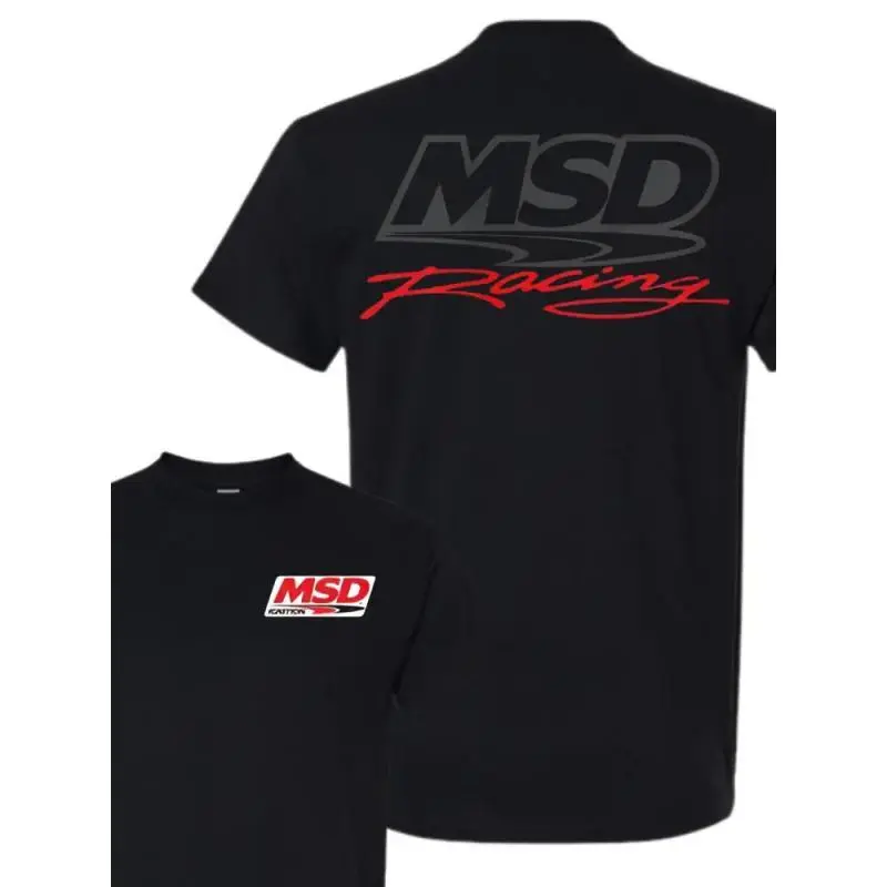 [100% Cotton] [Graphic Tee] "MSD Racing Bold Motorsport Graphic Tee (Viral) – Street Car Enthusiast Printed Top, Perfect for Summer Outfits, Trendy Shop Deals, Motorsport Fans Streetwear"
