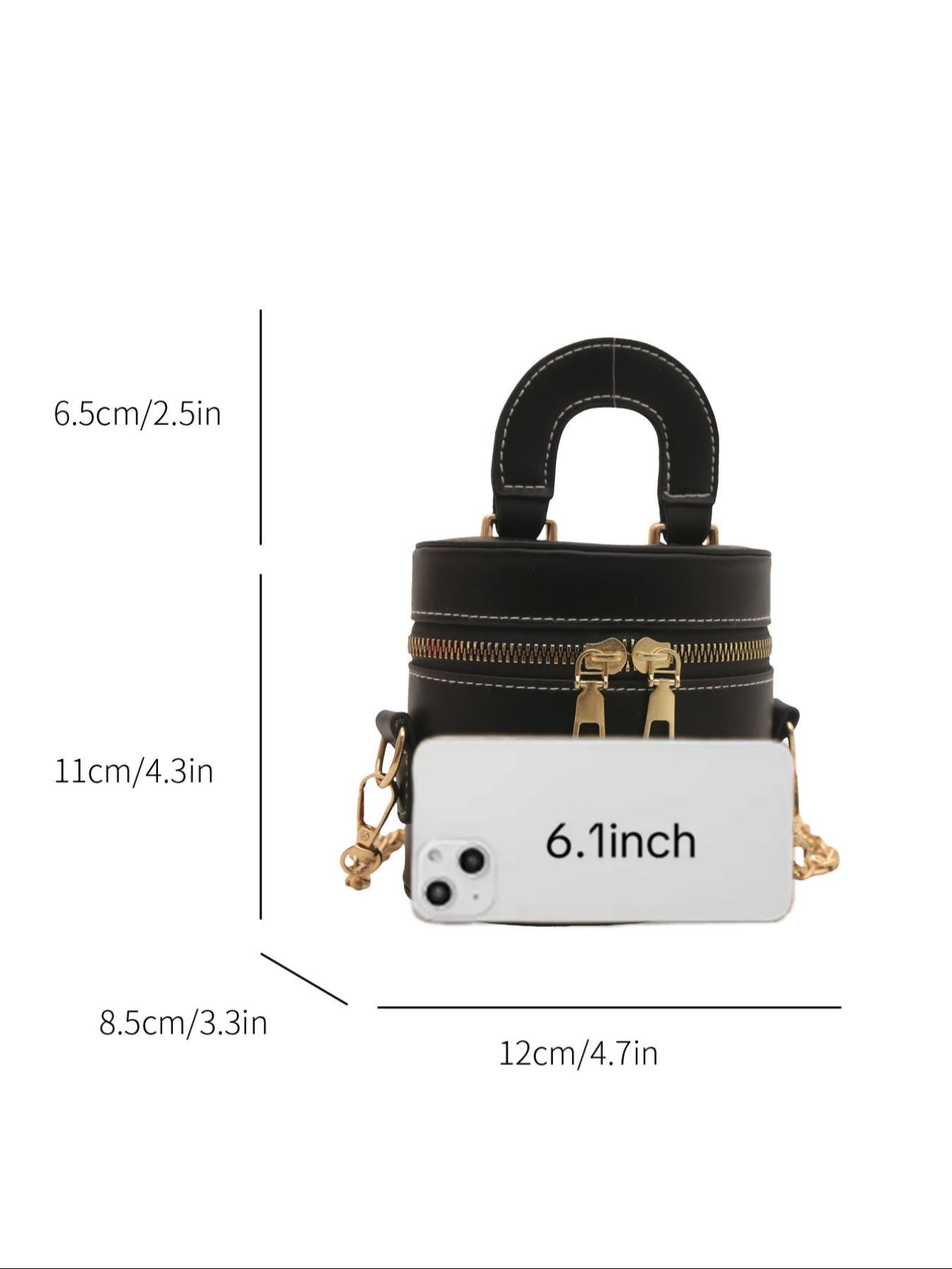 Women's Elegant Minimalist Handbag, Fashionable Solid Color Crossbody Bag for Daily Used, Casual Trendy Versatile High-quality Daily Commuting Bag, Elegant Commuter Bag, Handbag Shoulder Purse