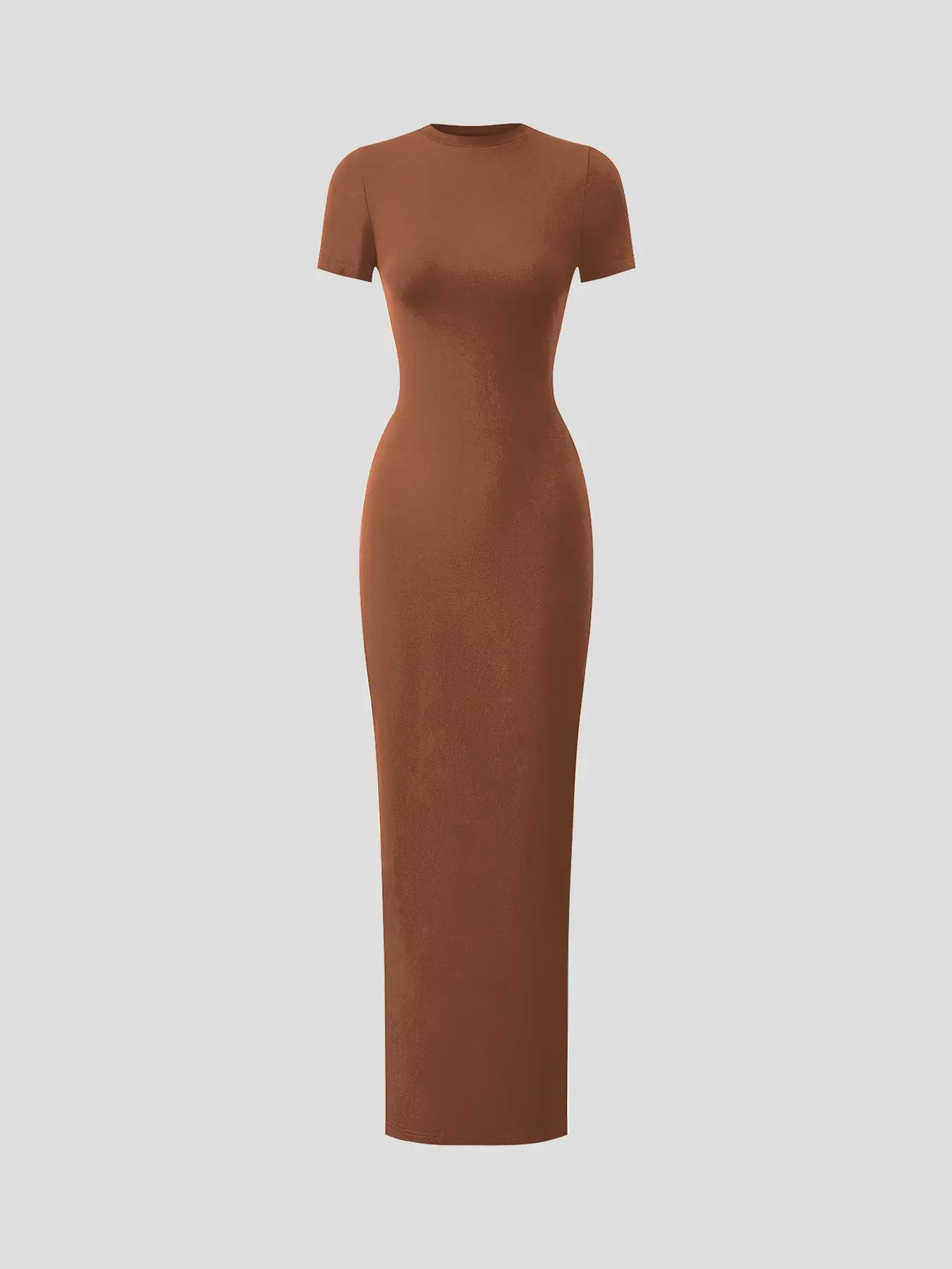 Women's Short Sleeve Dress, Bodycon A-Line Midi Dress, Casual Formal Office Evening Party Wear, Slim Fit Long Dress, Sexy Ladies' Essential Dress, Chic