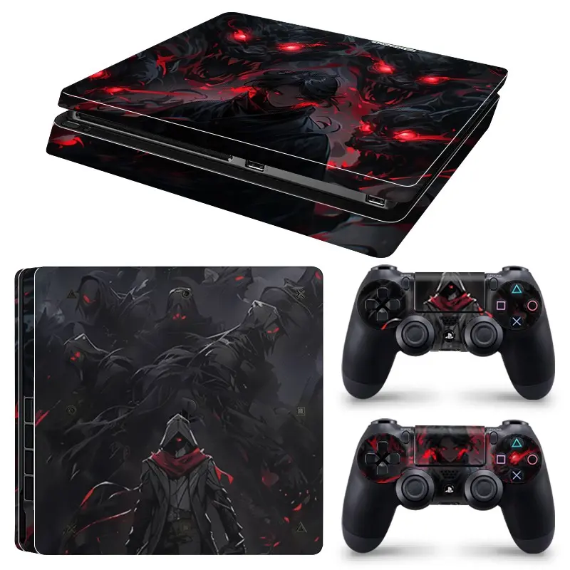 Ps4 Slim Controller Skin Stickers, Waterproof Scratch-Resistant Custom Design, Durable Protective Film, Unique Handheld Decoration
