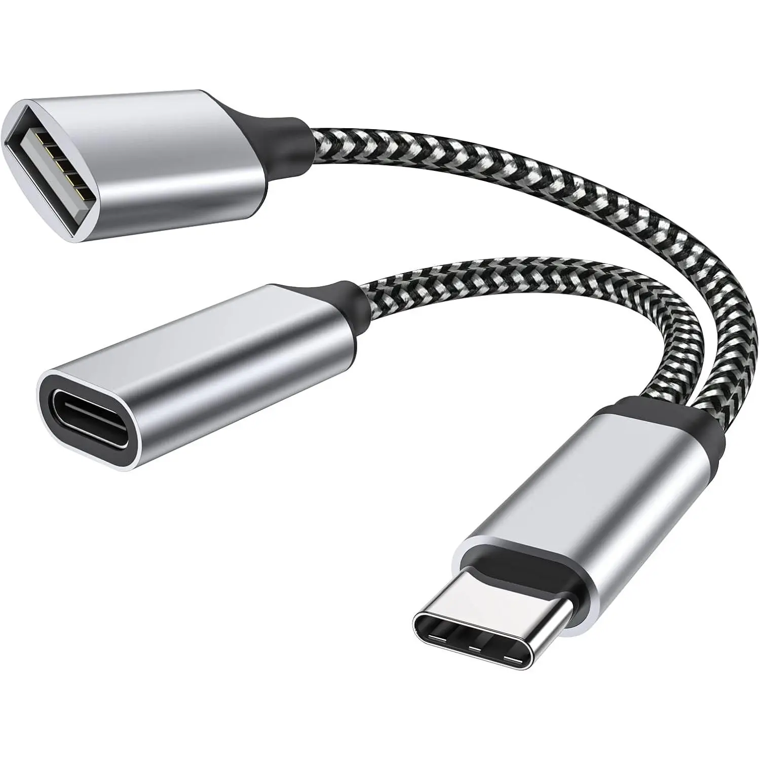 USB C OTG C to USB Splitter USB C Splitter PiKVM OTG  18W PD Type C OTG  Adapter for GalaxyS24  Chromecast Onn TV 4k Plus  Printer Octo4a  AM8 Microphone iPhone16